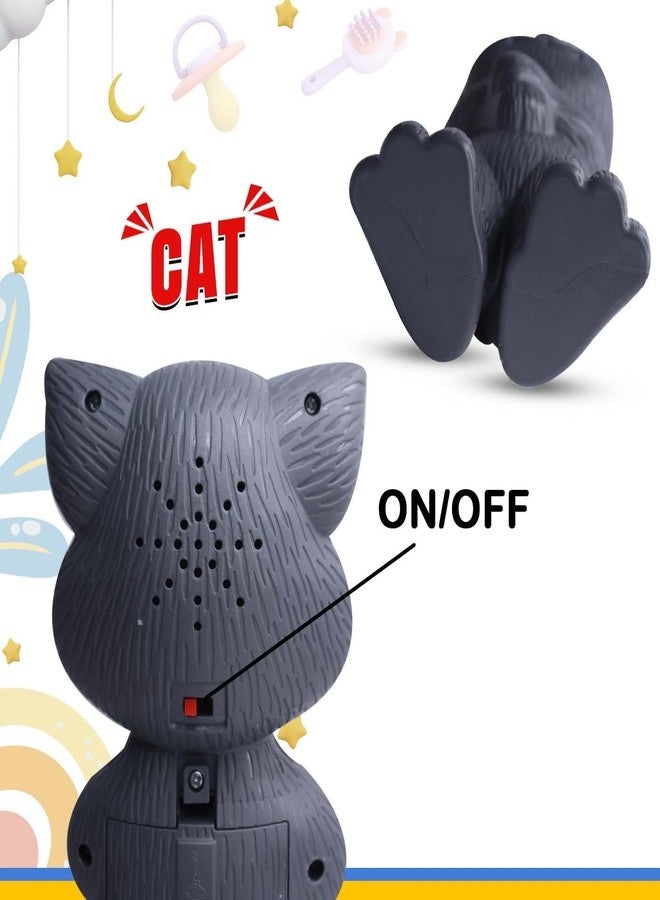 GLAN Talking Tom Cat Toy for Kids Story Telling and Singing Voice Recording Toy for Gifting Multicolour Pack of 1 - Image 5